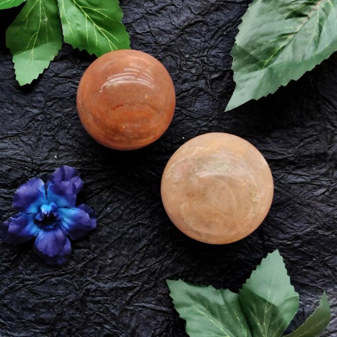 Shop Peach Moonstone Crystal Polished Sphere