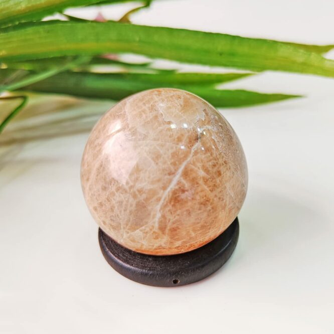 Shop Peach Moonstone Crystal Polished Sphere