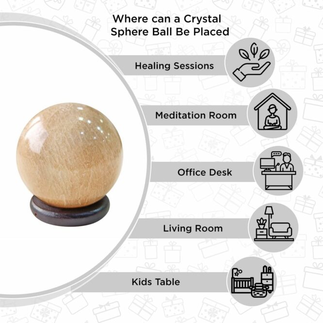 Shop Peach Moonstone Crystal Polished Sphere