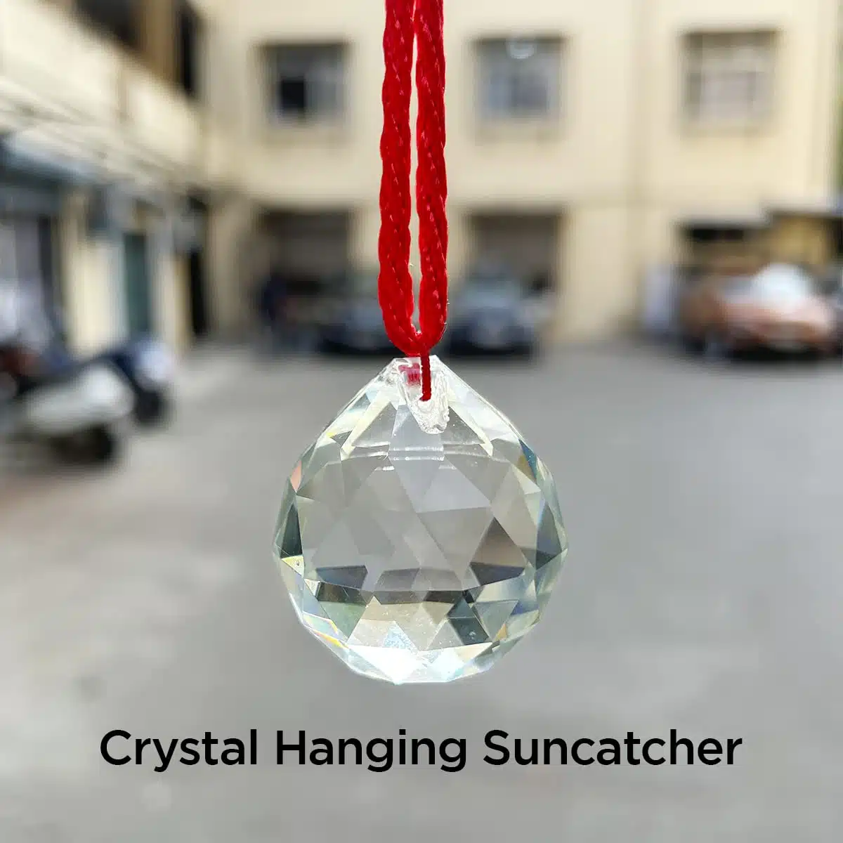 Rainbow Glass Ball Hanging-Shubhanjali (4) Shop Rainbow Glass Ball Hanging