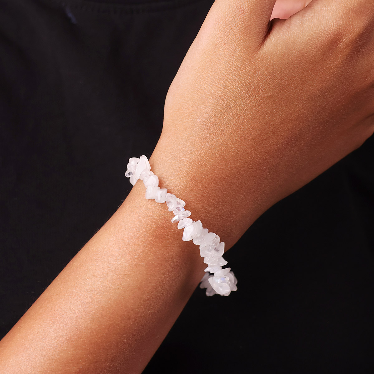 Rainbow Moonstone Chips Bracelet (2)