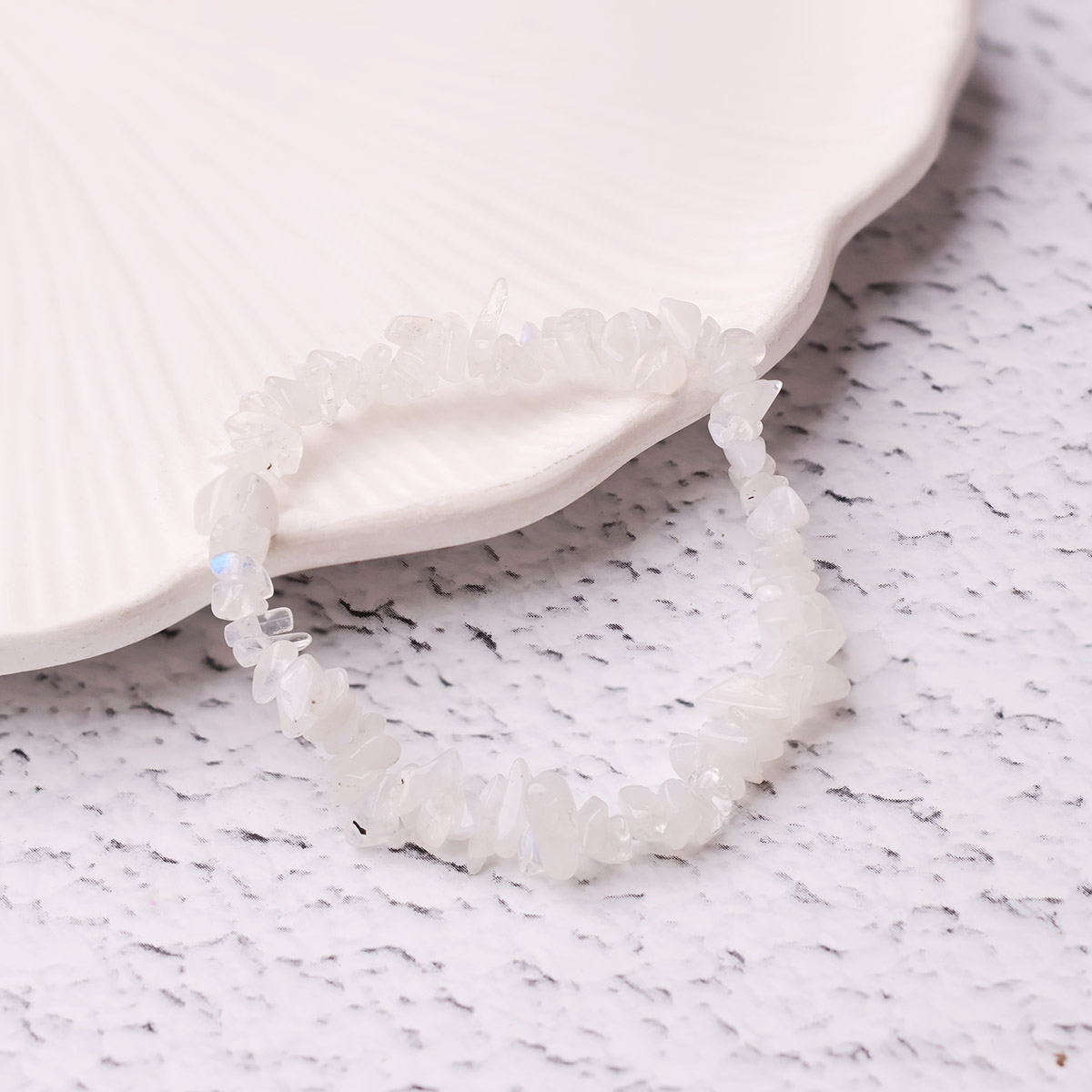 Rainbow Moonstone Chips Bracelet (3)