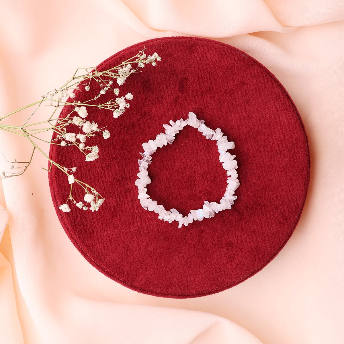 Rainbow Moonstone Chips Bracelet (8)