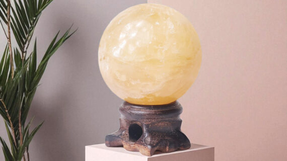 Yellow Calcite Sphere