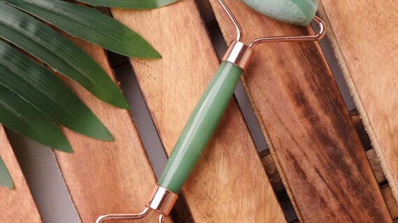 Green Aventurine Face Massage Roller
