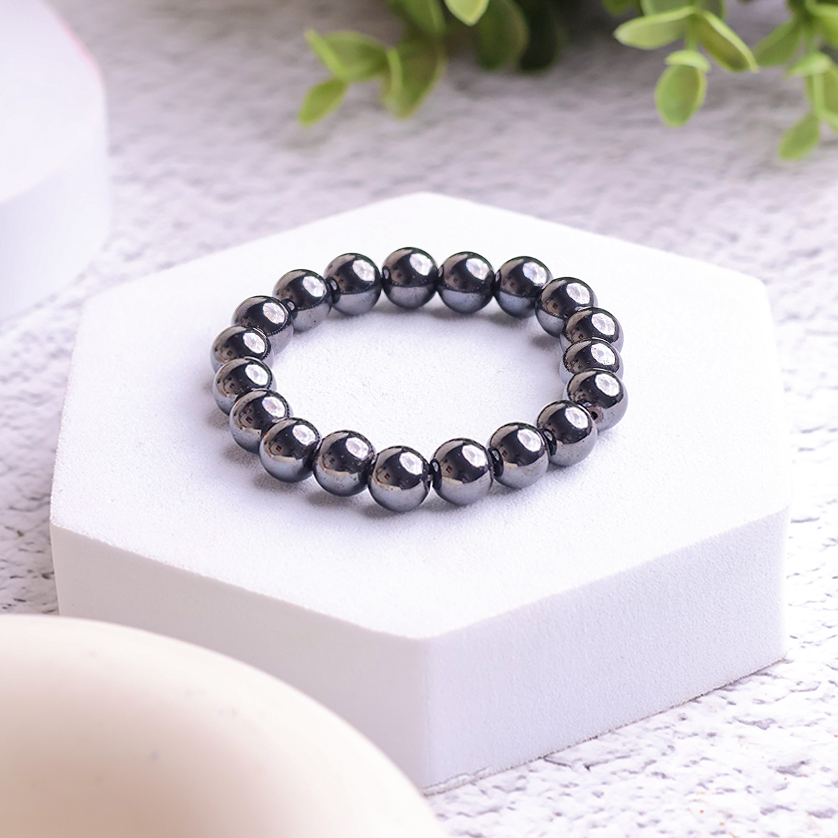 Magnetite Bracelet 10 mm magnetite stone bracelet