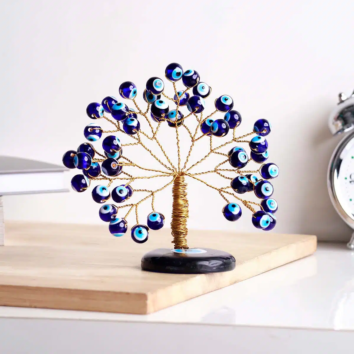 Shubhanjali-Evil Eye Beads Tree (2) Shop Evil Eye Tree 50 Beads