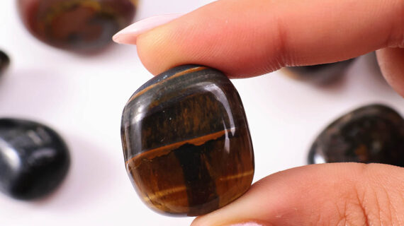 Blue Tiger Eye Tumble Stone