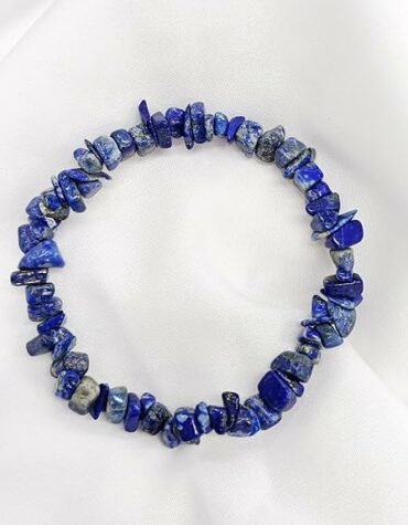 Shop Lapis Lazuli Crystal Chips Elastic Bracelet
