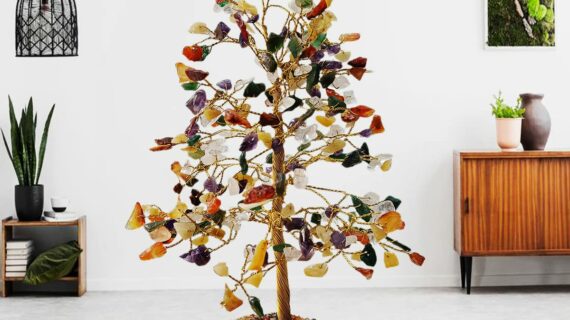 Multicolor Stone Chips Tree – 300 Beads