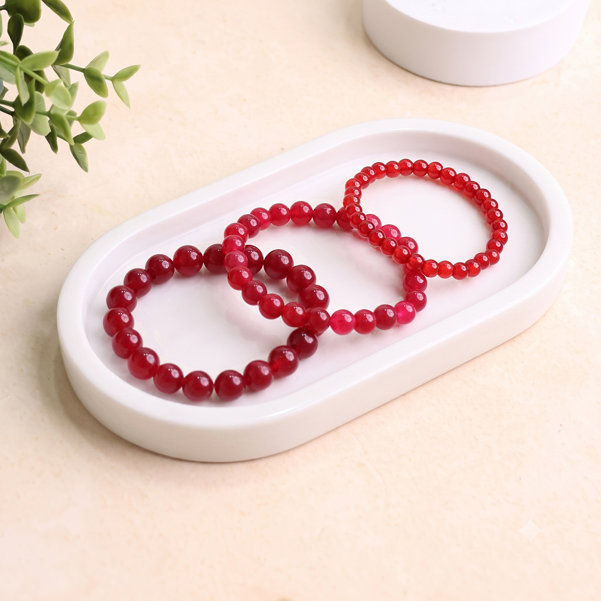 Pink Onyx Bracelet pink onyx round bead bracelet