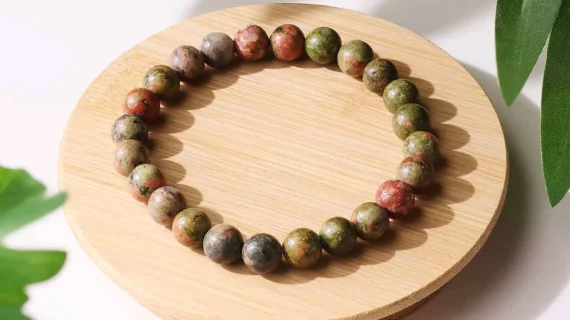 Unakite Bracelet 8mm