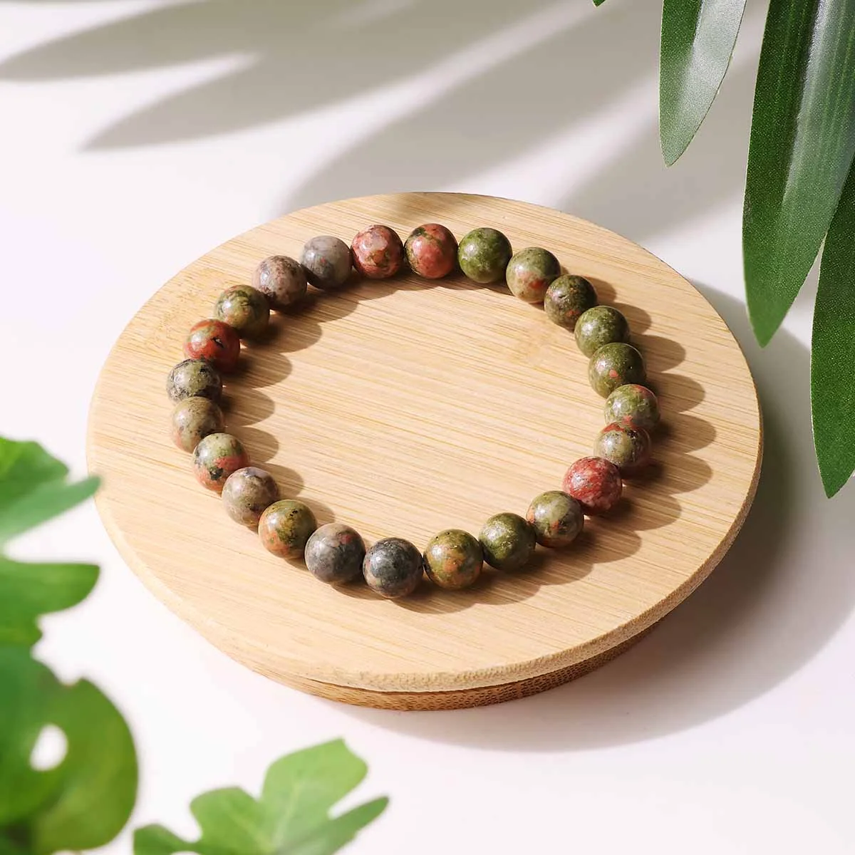 Unakite Bracelet 8mm (1)