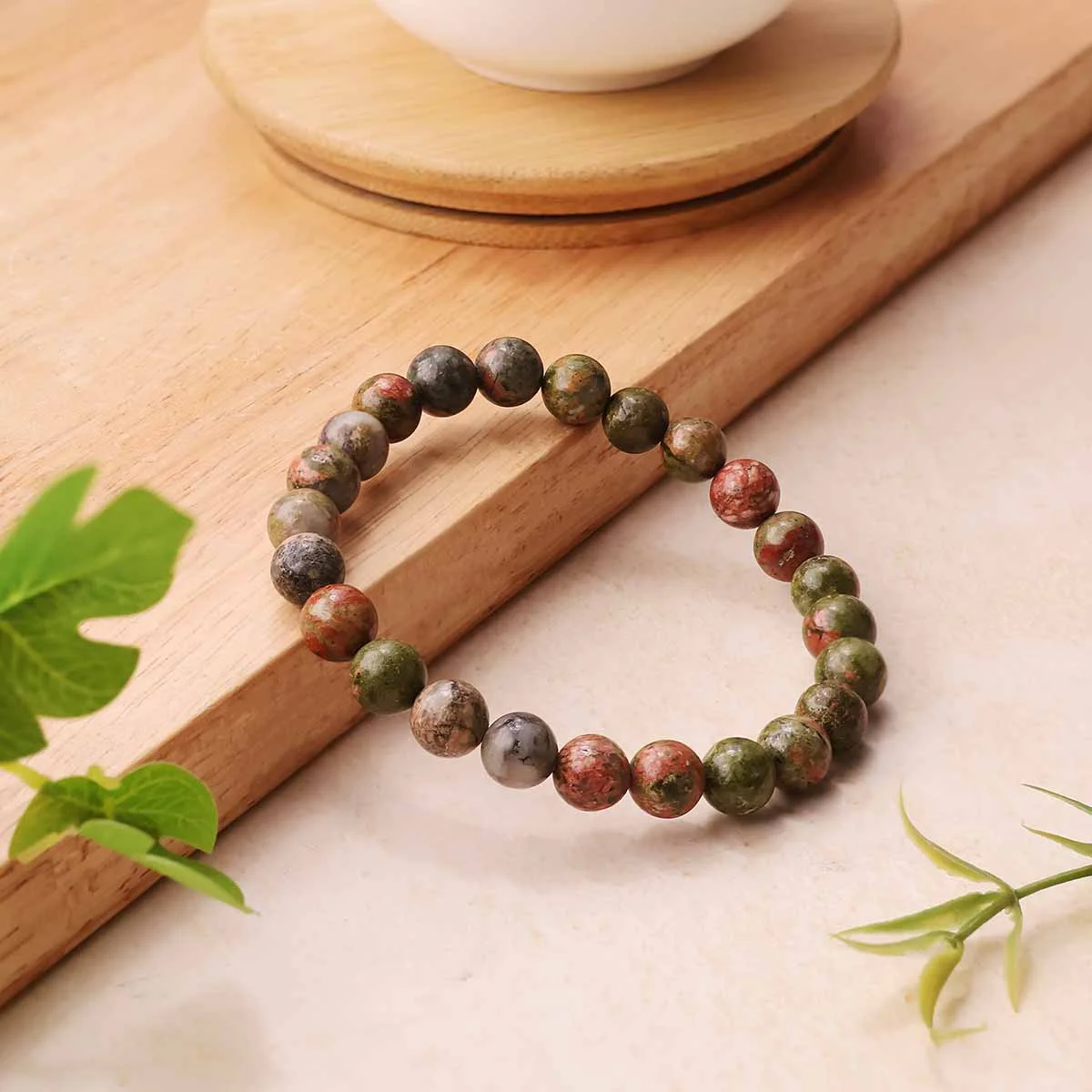 Unakite Bracelet 8mm (11)