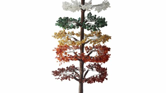 7 Chakra M-Seal Silver Wire, 2500 Chips Big Tree