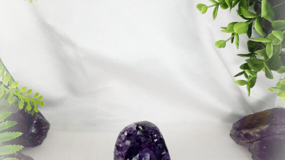 Amethyst Standing Geode/ Raw Cluster – 216 grams