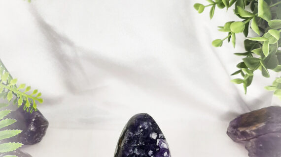 Amethyst Standing Geode/ Raw Cluster – 235 Grams