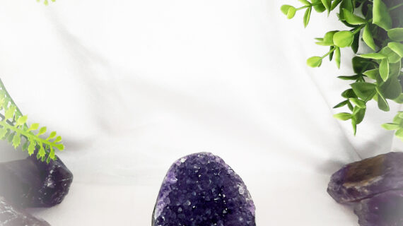 Amethyst Standing Geode/ Raw Cluster- 292 Grams