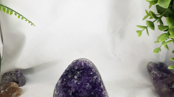 Amethyst Standing Geode – 306 grams