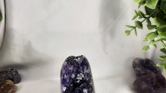 Amethyst Standing Geode – 313 grams