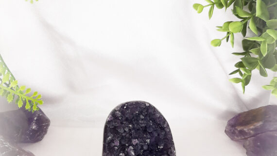 Amethyst Standing Geode/ Raw Cluster- 326 Grams