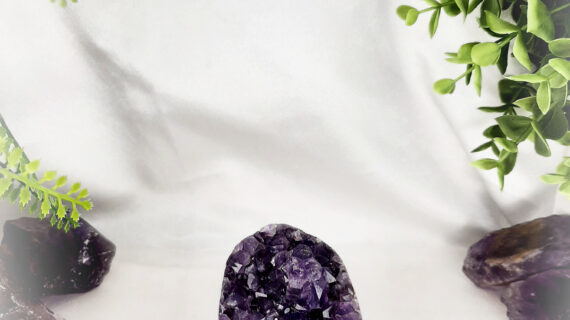 Amethyst Standing Geode – 350 Grams