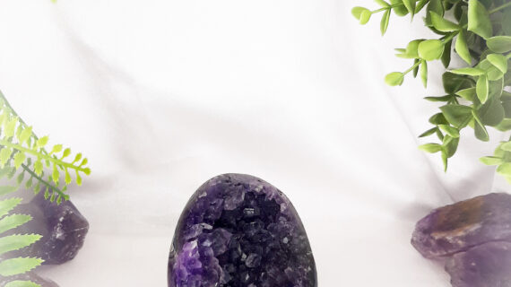 Amethyst Standing Geode/ Raw Cluster – 461 Grams