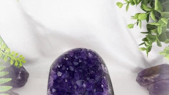 Amethyst Standing Geode/ Raw Cluster- 942 Grams