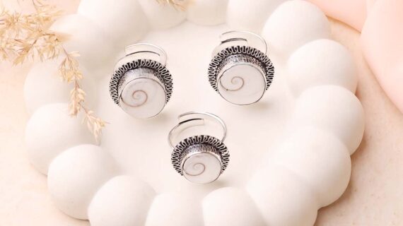 Gomti Chakra Design Ring