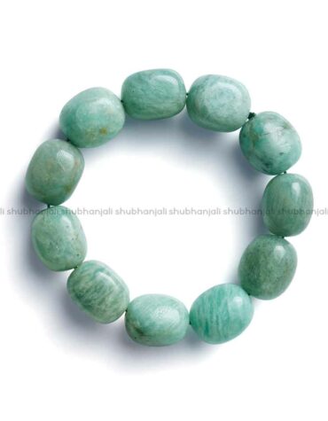 Natural Amazonite Crystal Tumble Bracelet