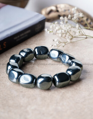 Natural Elite Shungite crystal Tumble Bracelet