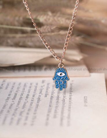 Evil Eye Humsa Hand Pendant