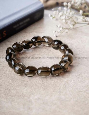 Natural Smoky Quartz Tumble Bracelet