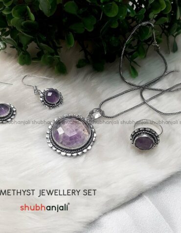 Amethyst Jewellery Set