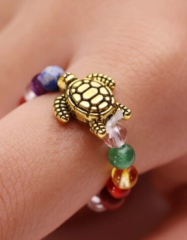 Shop Crystal Beads with Tortoise Ring