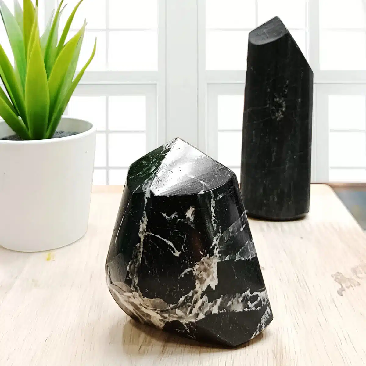 Shop Black Tourmaline Crystal Free Form Point