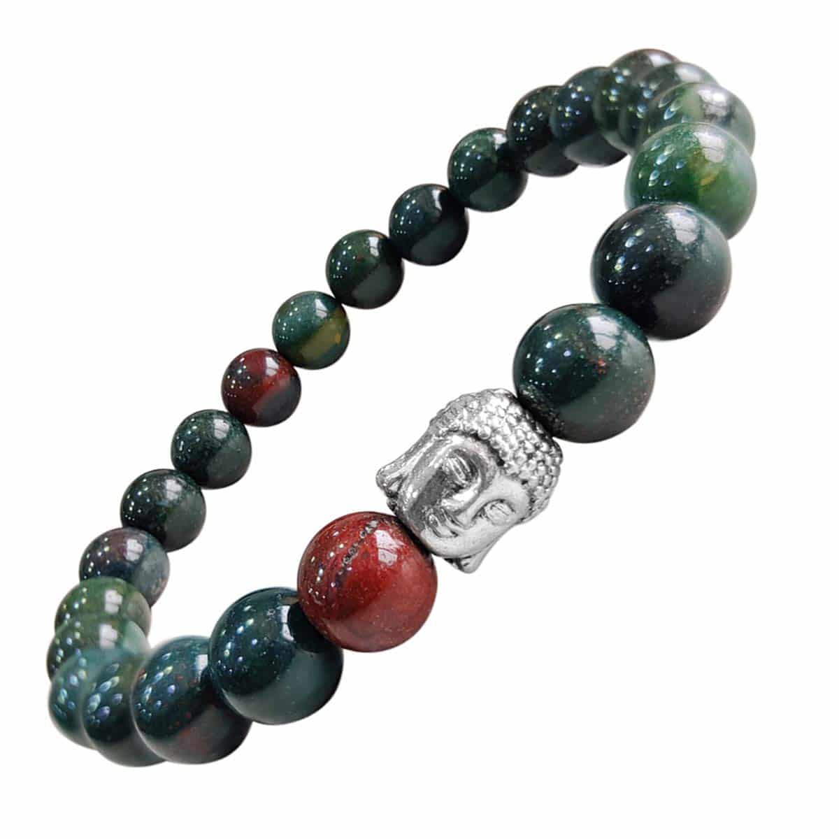 AFRICAN BLOODSTONE 6mm - HANDMADE CRYSTAL BRACELET – The Mineral Maven