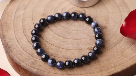 Blue Tiger Eye Bracelet – 8mm
