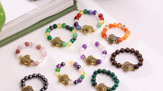 Beads Customized With Turtle Ring