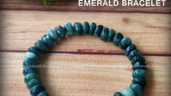 Emerald Bati Beads Bracelet