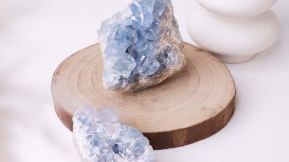 Celestite Raw Cluster