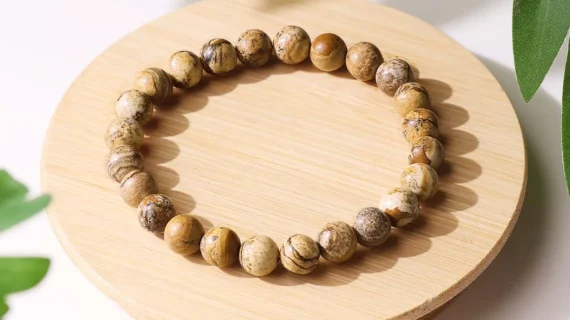 Picture Jasper Bracelet – 8mm