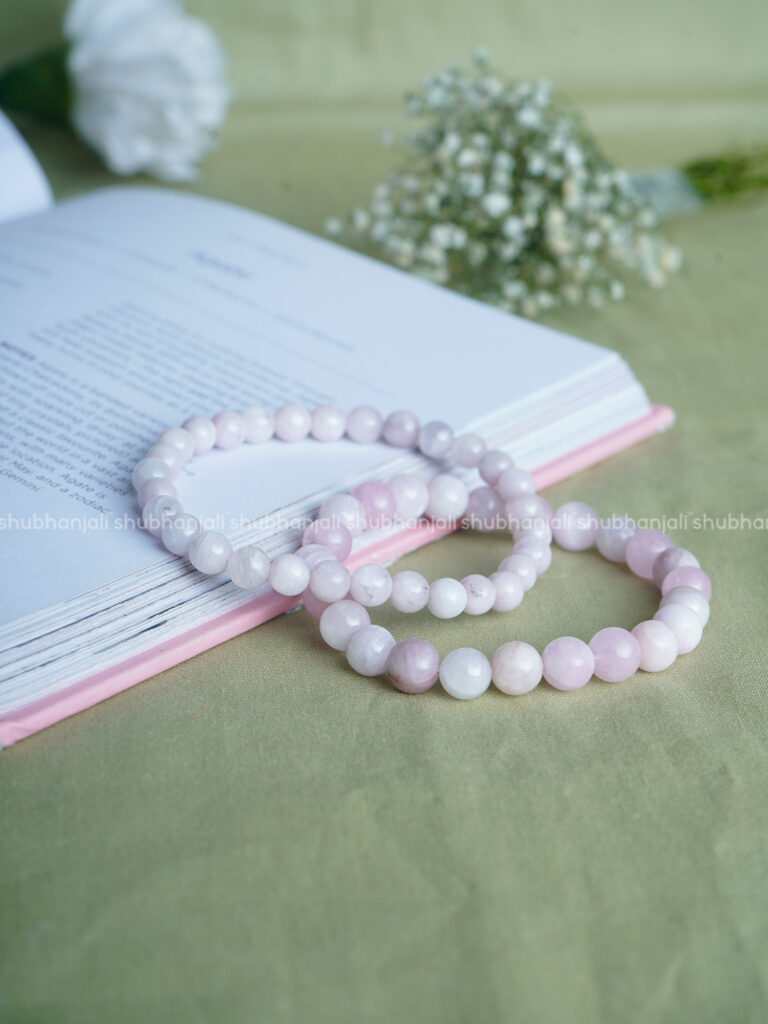 Kunzite Crystal Bracelet