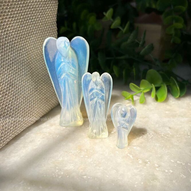 Opalite Stone Angels