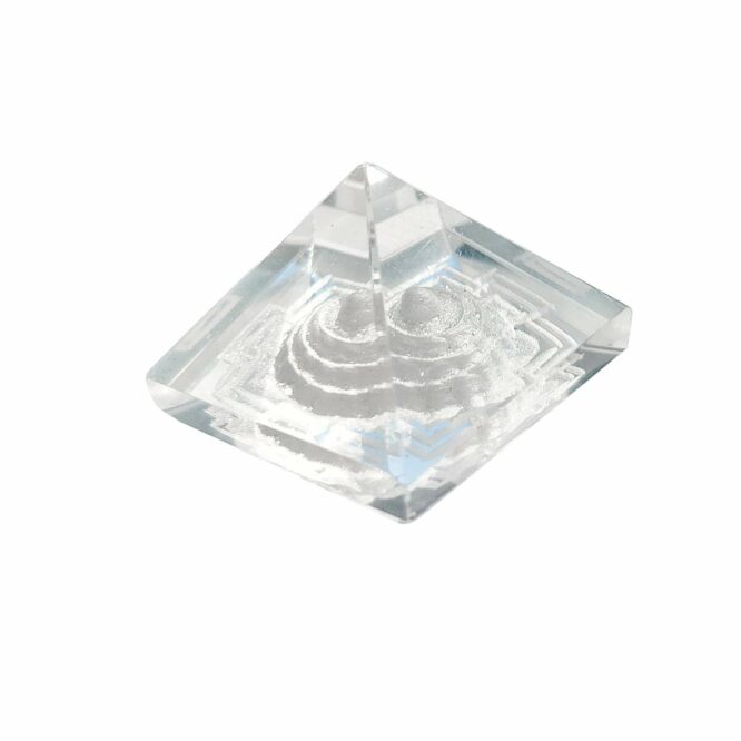Shop Sphatik Shree Yantra Small Pyramid