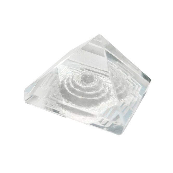 Shop Sphatik Shree Yantra Small Pyramid