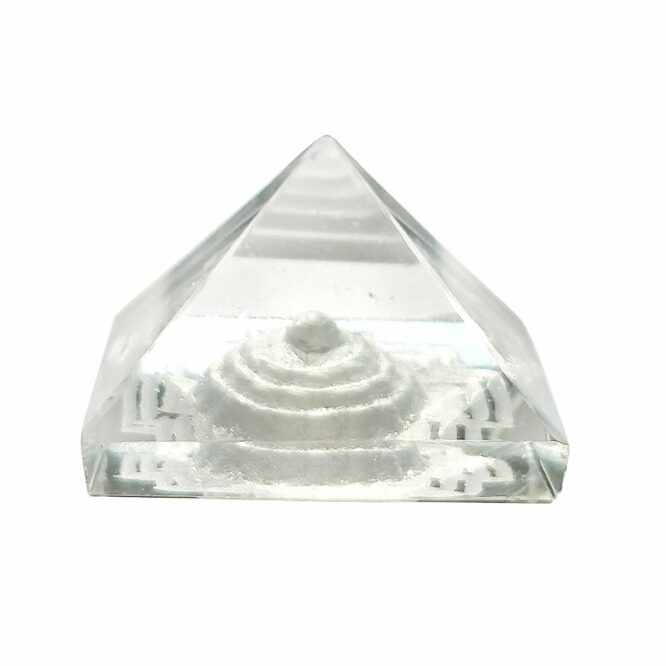 Shop Sphatik Shree Yantra Small Pyramid