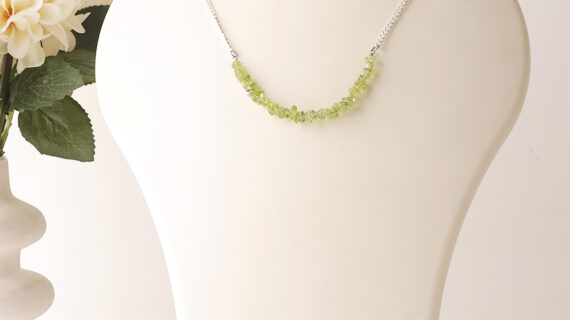 Peridot Chips Choker Necklace