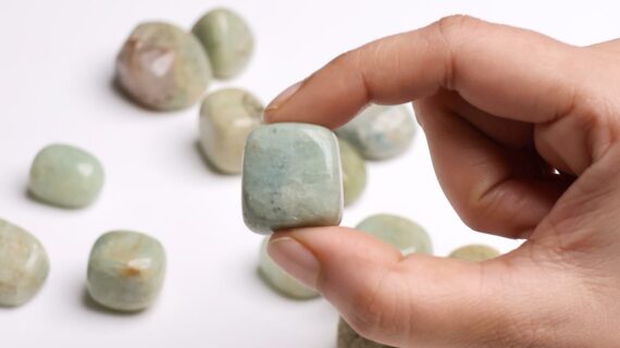 Aquamarine Tumble Stones