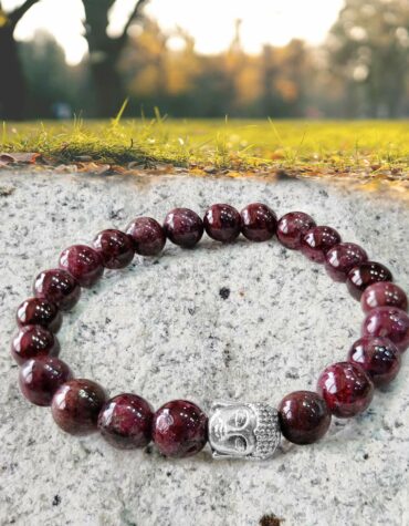 Red Garnet Rhodium Over Sterling Silver Bracelet 17.44ctw - MEH032 | JTV.com